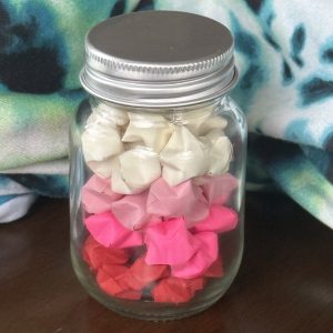 Decorative Origami Stars Jar